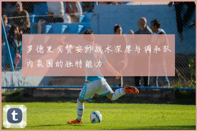 罗德里戈赞安帅战术深厚与调和队内氛围的独特能力